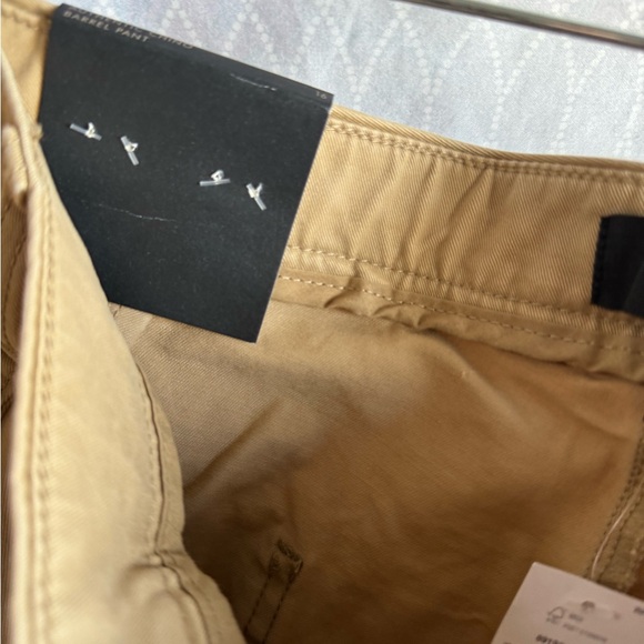 Banana Republic Women’s Cotton Khaki Chinos NWT wide leg size 16 Pocket detail - Picture 5 of 13